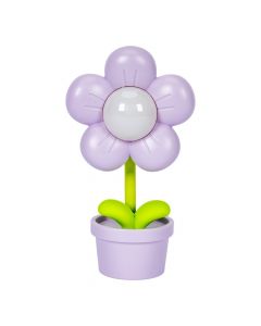 Lámpara flor diseño compacto