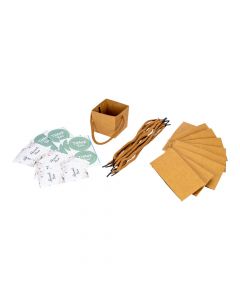 Caja cartón kraft marrón 10und