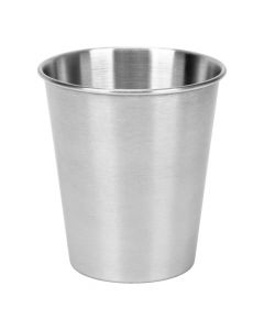 Vaso acero inoxidable plateado