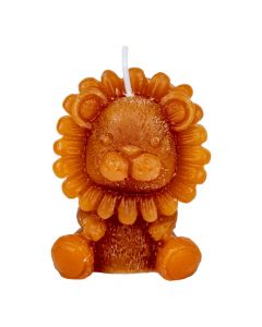 Vela figura león aromática