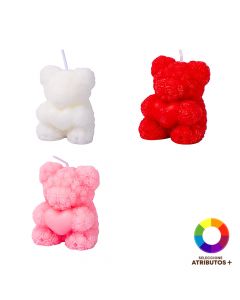 Vela figura oso aromática