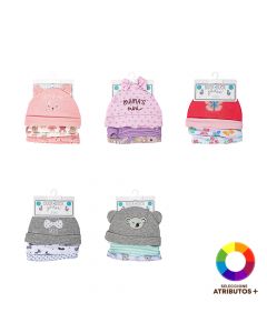 Gorros estampados para bebé