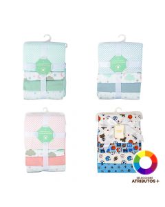 Mantas estampadas para bebé