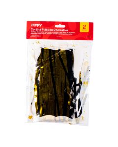 Cortina decorativa 1x2m, 2 piezas