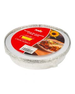 Bandeja redonda aluminio 450ml