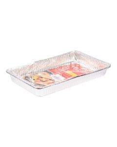 Set 2 bandejas aluminio 1800ml