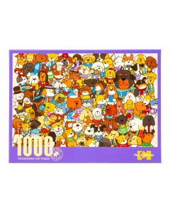 Rompecabezas estampado de perros