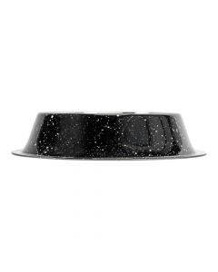 Taza metalica 700ml negro+celeste