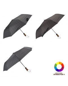 Sombrilla estampada funcional