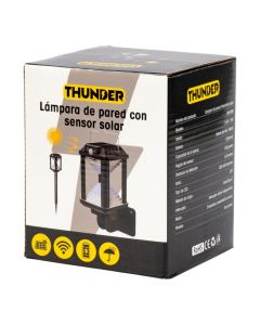 Lámpara solar con sensor