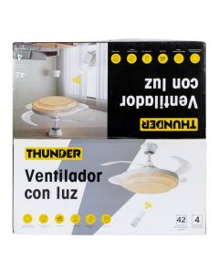 Ventilador techo con lámpara