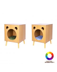 Mueble para mascotas con almohada