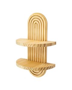 Estante organizador beige pared