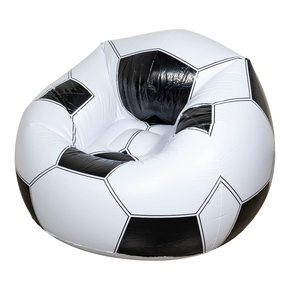 Sillón inflable balón fútbol