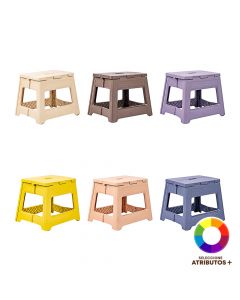 Banco plegable compacto y ligero