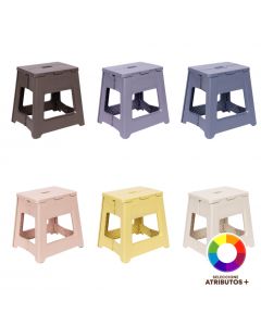 Banco plegable resistente y práctico