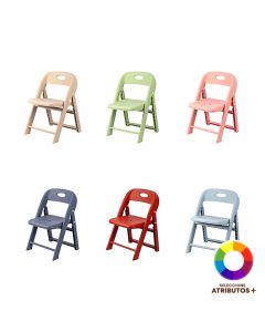 Silla plegable plástico surtido