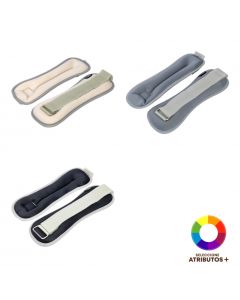 Pesa ajustable para tobillo 0.5kg 2pzas surtido