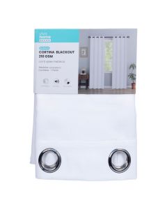 Cortina blanca blackout 137x229 cm