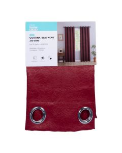 Cortina vino estampada blackout