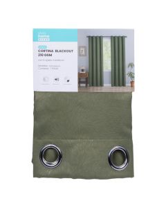 Cortina blackout verde