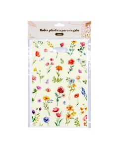 Bolsa plástica flores 