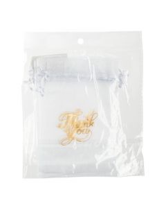 Bolsa organza Thank You