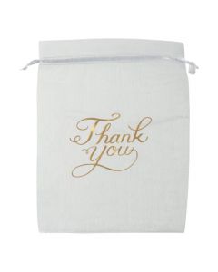 Bolsa organza Thank You