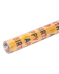 Papel Happy Birthday multicolor