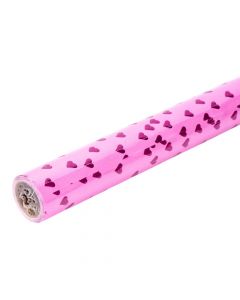 Papel corazones rosado fucsia