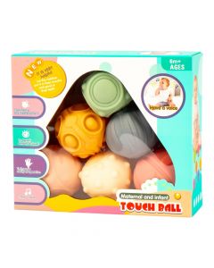 Pelota bebé relieve multicolor