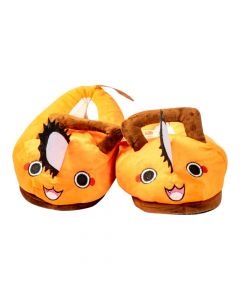 Pantuflas Chainsaw Man naranja