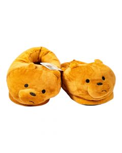 Pantuflas oso escandaloso marrón