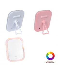 Espejo cuadrado con luz