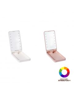 Espejo rectangular con luz