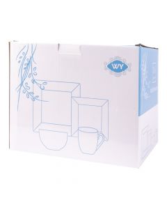 Vajilla porcelana negra con borde