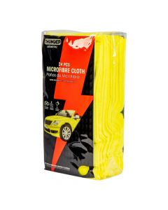 Toalla microfibra 24und amarillo