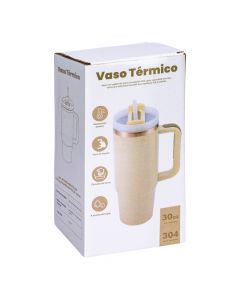 Envase aluminio 30 oz gris