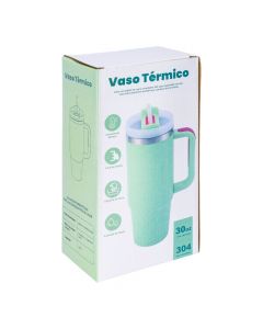 Envase aluminio 30 oz menta