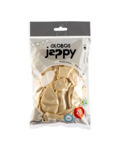 Globos látex perlado blanco