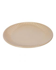 Plato cerámico beige elegante