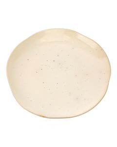 Plato cerámica puntos moderno