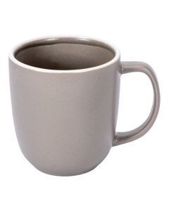 Jarra cerámica gris y blanco