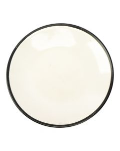 Plato cerámico plano moderno