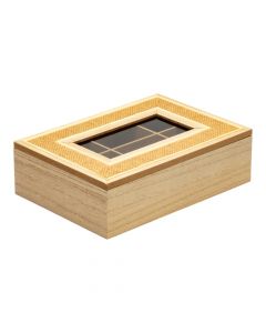 Caja organizadora detalle yute