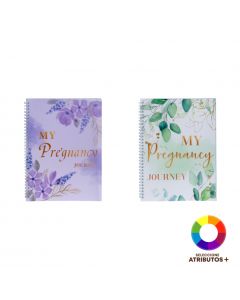 Diario embarazo con accesorios