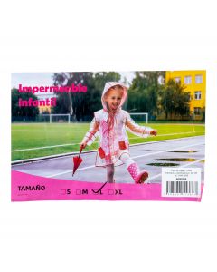 Capa infantil impermeable con diseño