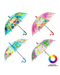 Sombrilla dinosaurio multicolor