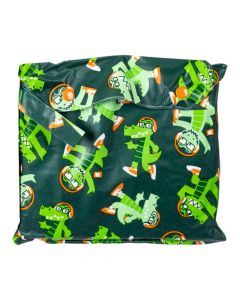 Capa infantil cocodrilos verde