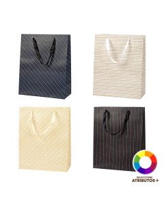 Bolsa papel rayas surtida